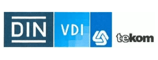 DIN, VDI, tekom Logos