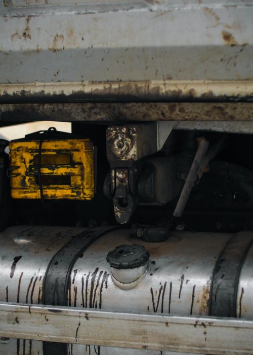 details of a metal truck /industry machine